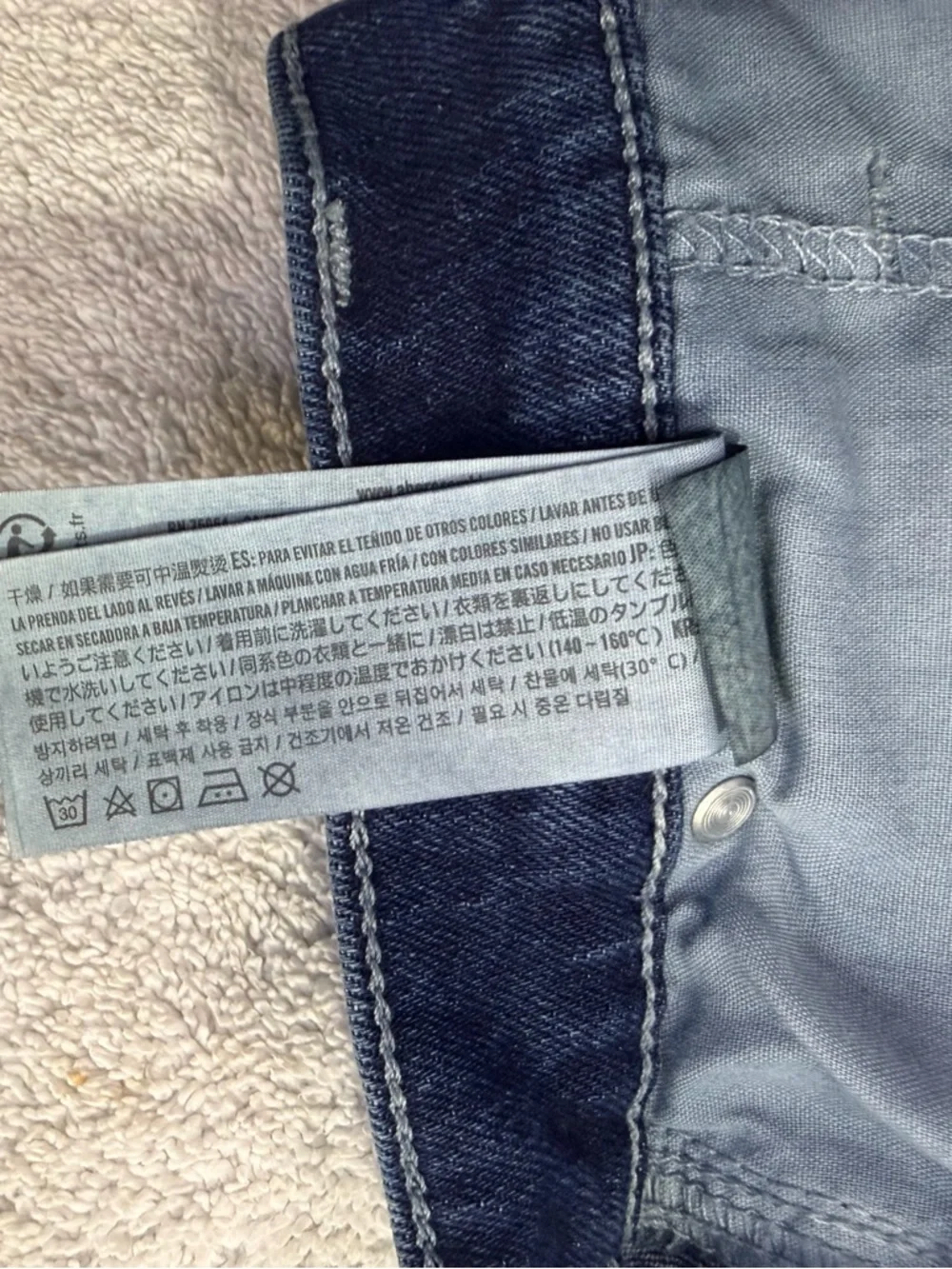 Hollister Men's Mid Blue Slim Straight Jeans